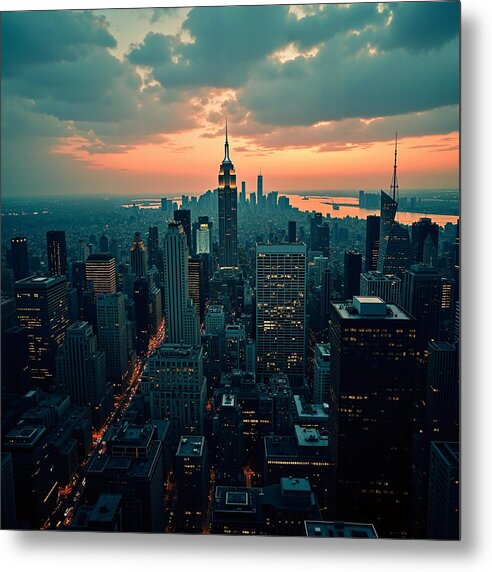 Empire at Dusk - Metal Print