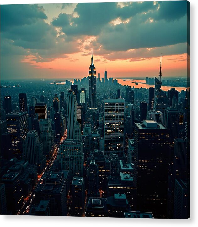 Empire at Dusk - Acrylic Print