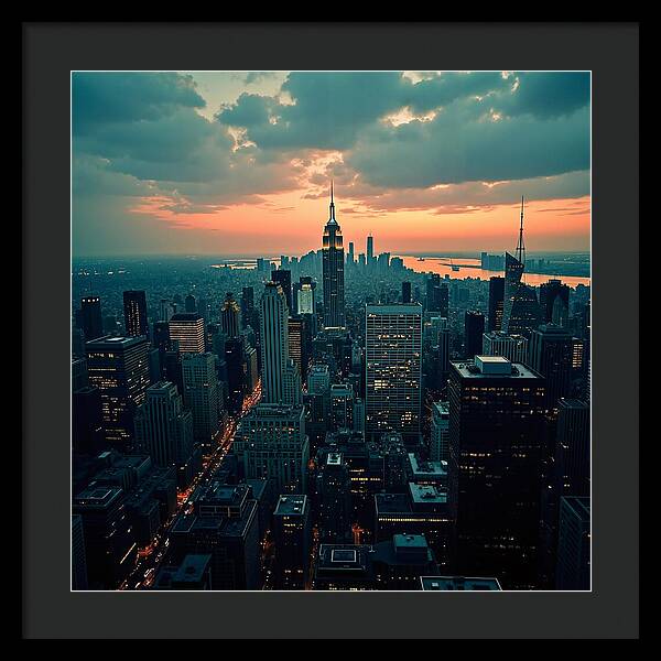 Empire at Dusk - Framed Print