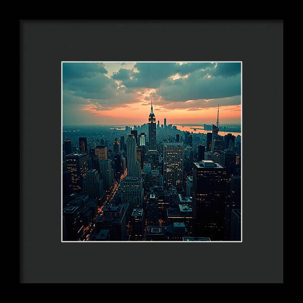 Empire at Dusk - Framed Print