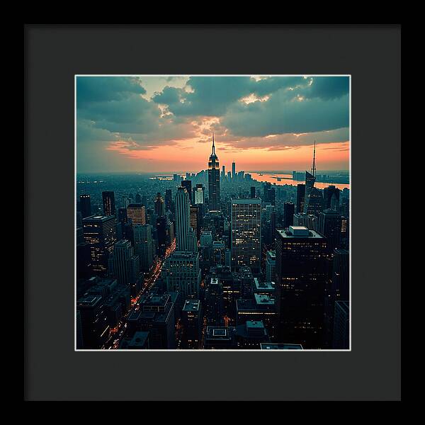 Empire at Dusk - Framed Print