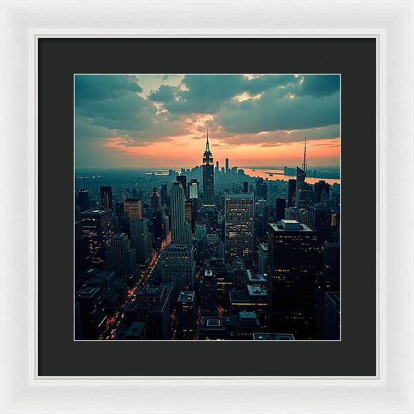 Empire at Dusk - Framed Print