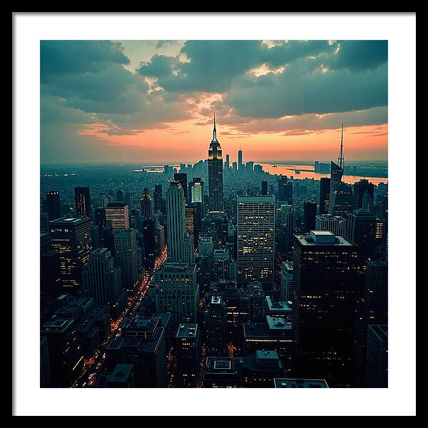 Empire at Dusk - Framed Print