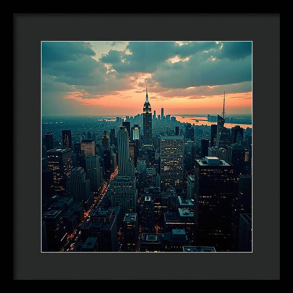 Empire at Dusk - Framed Print