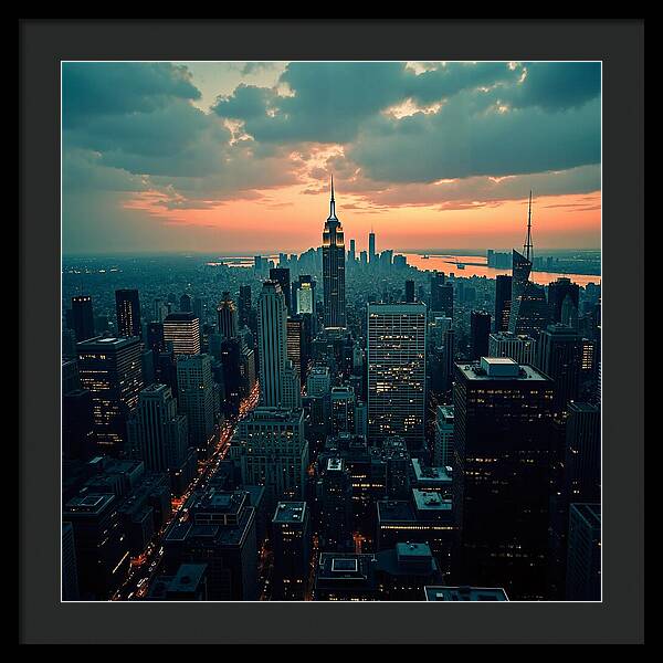 Empire at Dusk - Framed Print