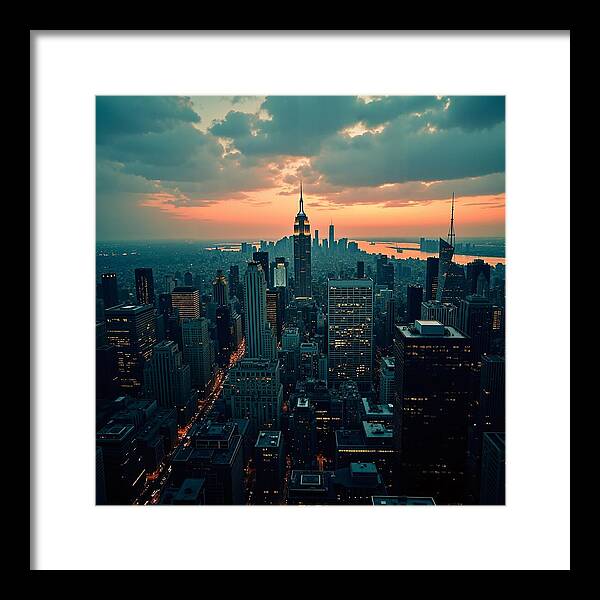 Empire at Dusk - Framed Print