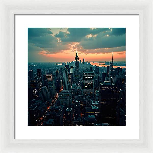 Empire at Dusk - Framed Print