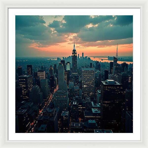 Empire at Dusk - Framed Print