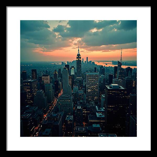 Empire at Dusk - Framed Print