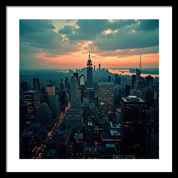 Empire at Dusk - Framed Print