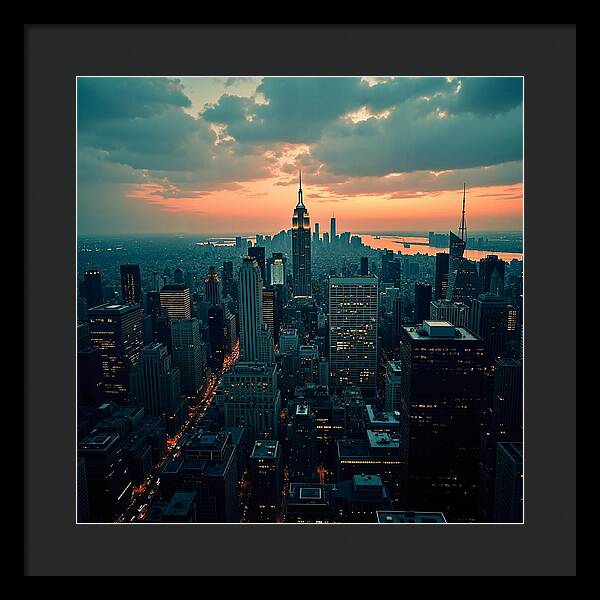 Empire at Dusk - Framed Print
