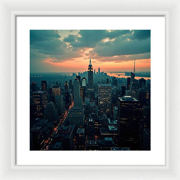 Empire at Dusk - Framed Print