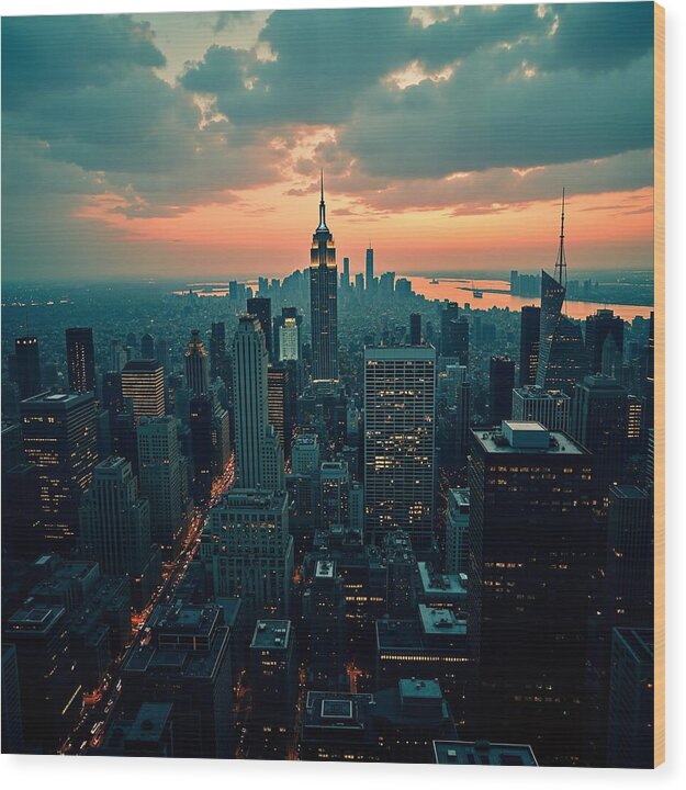 Empire at Dusk - Wood Print