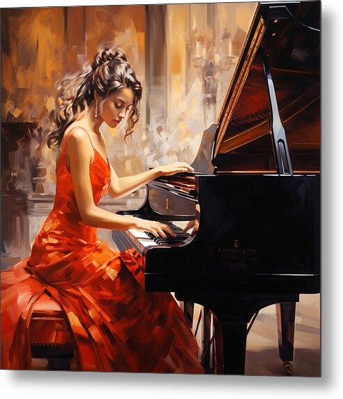 Enchanted Melody - Metal Print