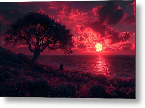 Evening Glow - Metal Print