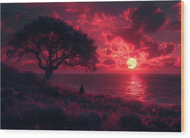 Evening Glow - Wood Print