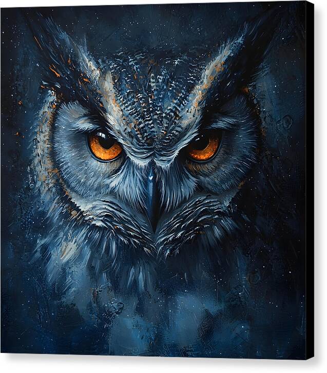 Eyes of the Night - Canvas Print