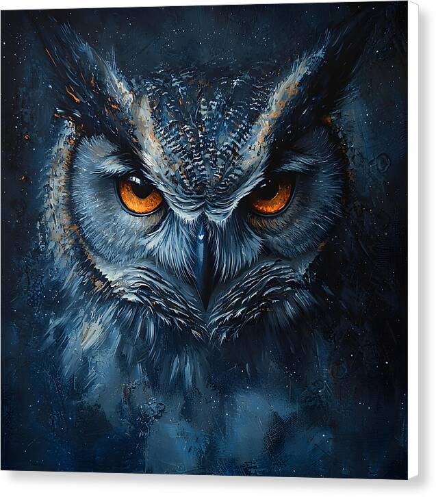 Eyes of the Night - Canvas Print