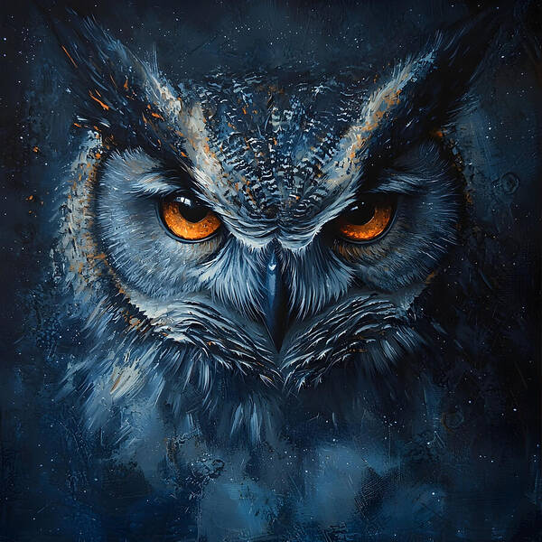 Eyes of the Night - Art Print