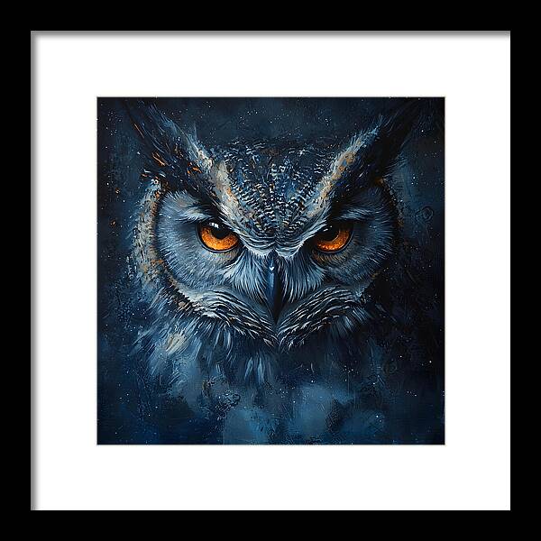 Eyes of the Night - Framed Print