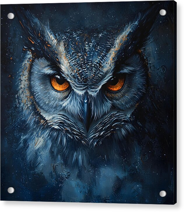 Eyes of the Night - Acrylic Print
