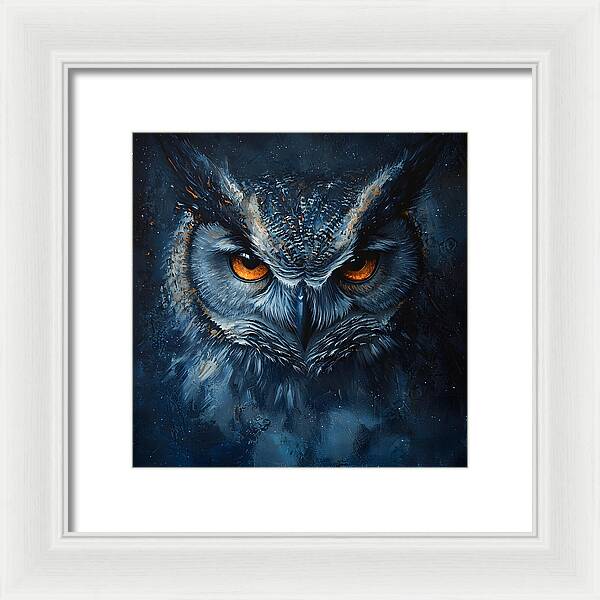 Eyes of the Night - Framed Print