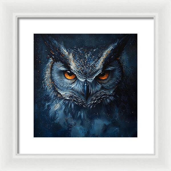 Eyes of the Night - Framed Print