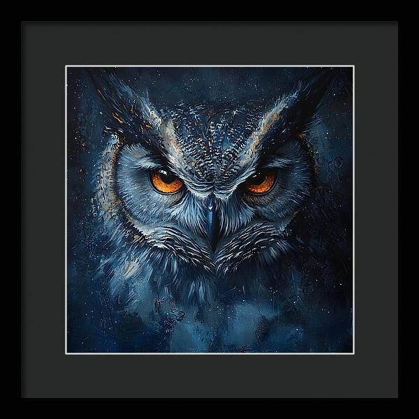 Eyes of the Night - Framed Print