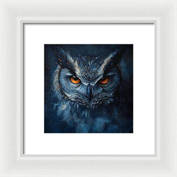 Eyes of the Night - Framed Print