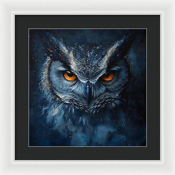 Eyes of the Night - Framed Print