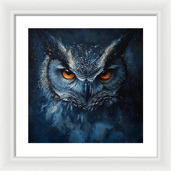 Eyes of the Night - Framed Print
