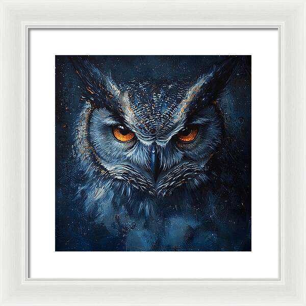 Eyes of the Night - Framed Print