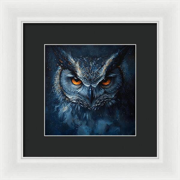 Eyes of the Night - Framed Print