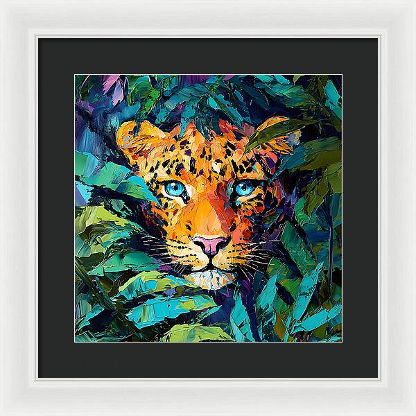 Eyes of the Wild - Framed Print