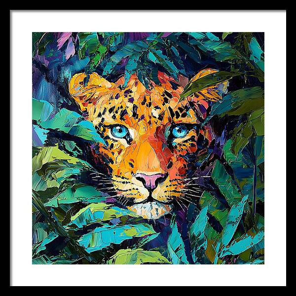Eyes of the Wild - Framed Print