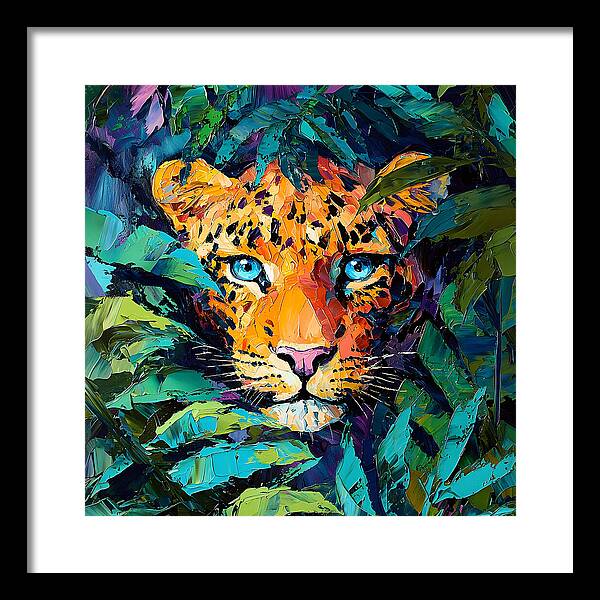 Eyes of the Wild - Framed Print