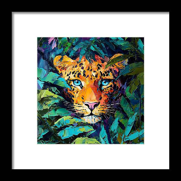 Eyes of the Wild - Framed Print