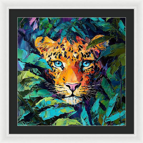 Eyes of the Wild - Framed Print