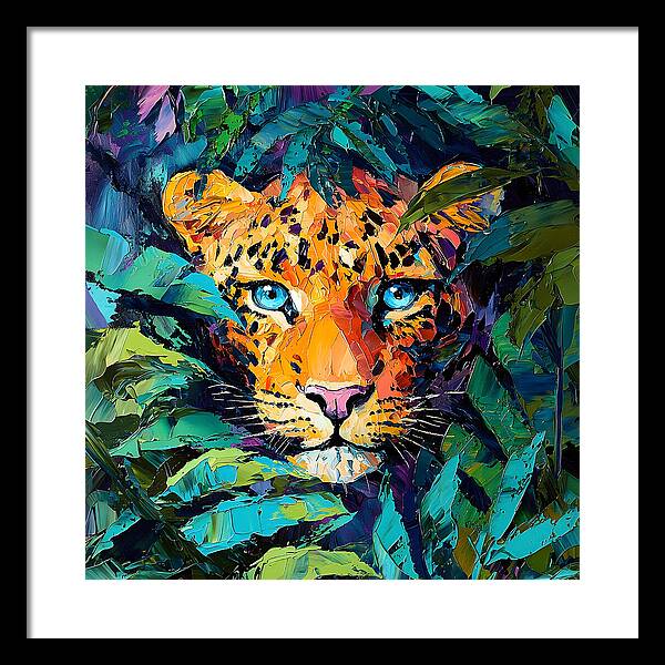 Eyes of the Wild - Framed Print