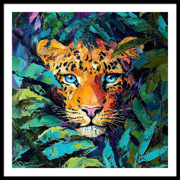 Eyes of the Wild - Framed Print