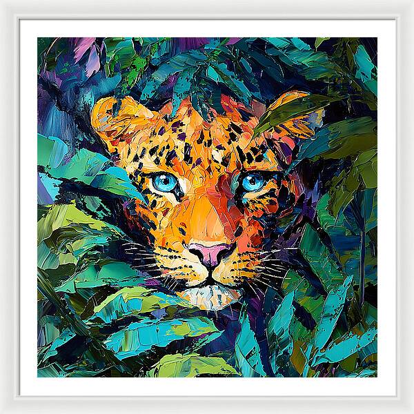 Eyes of the Wild - Framed Print