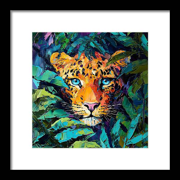 Eyes of the Wild - Framed Print