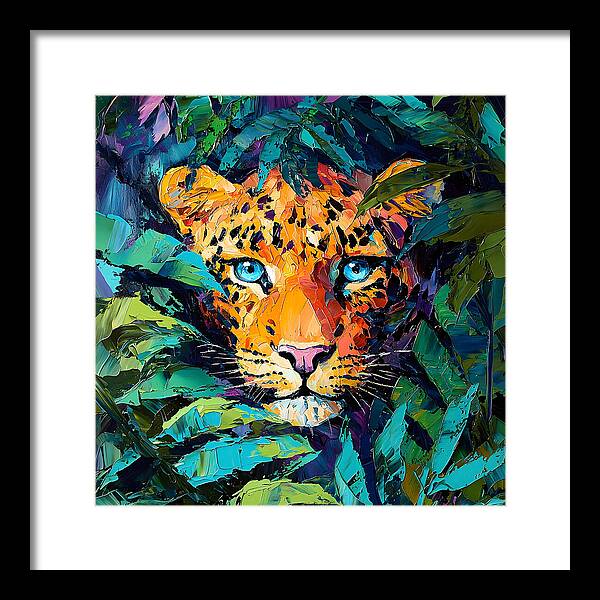 Eyes of the Wild - Framed Print