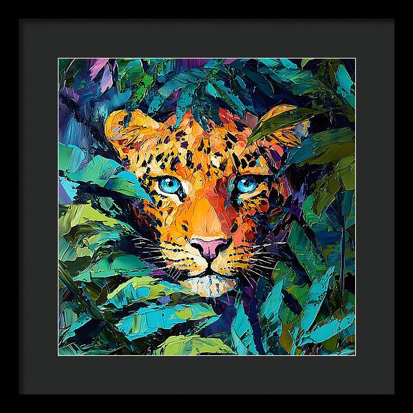 Eyes of the Wild - Framed Print