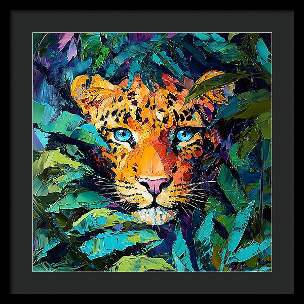 Eyes of the Wild - Framed Print
