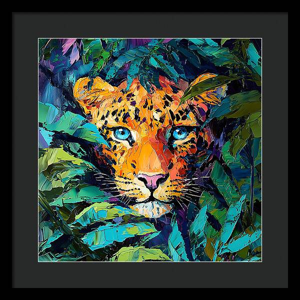 Eyes of the Wild - Framed Print