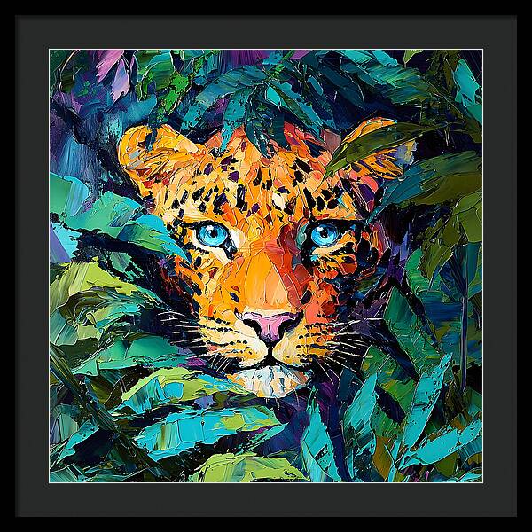 Eyes of the Wild - Framed Print
