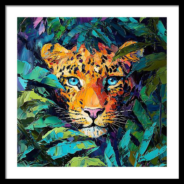 Eyes of the Wild - Framed Print