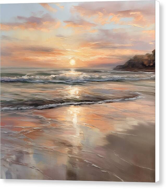 Fading Light, Rising Tide - Canvas Print