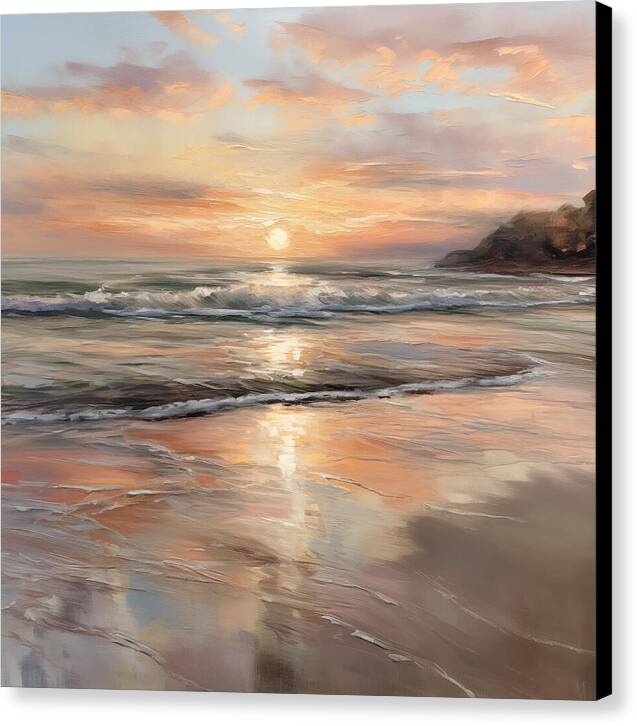 Fading Light, Rising Tide - Canvas Print